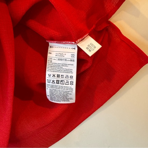 Y3 Crepe Red Top - Picture 6 of 6